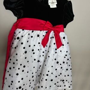 Rare Editions Black Velvet Dress